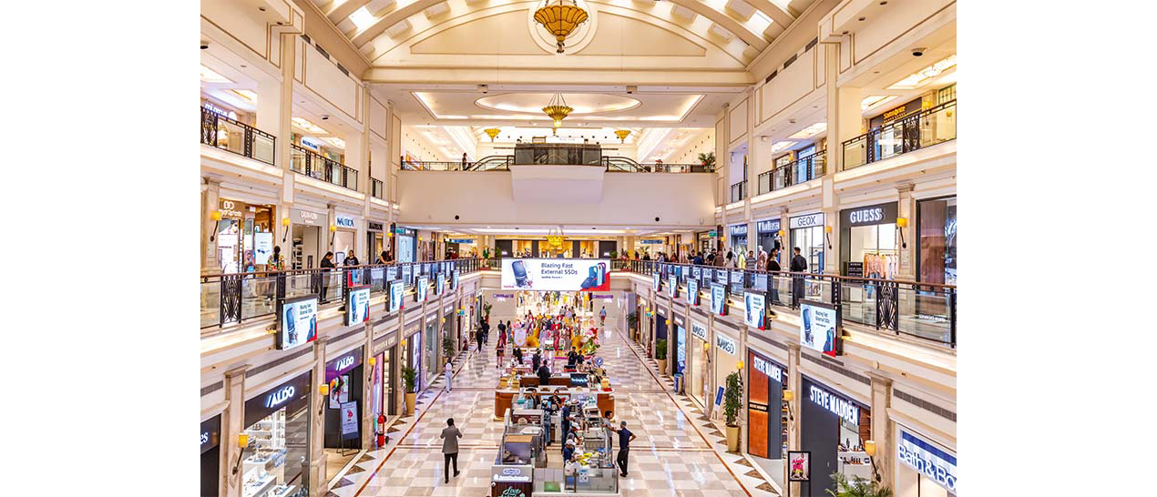 Interiors of DLF Promenade, New Delhi